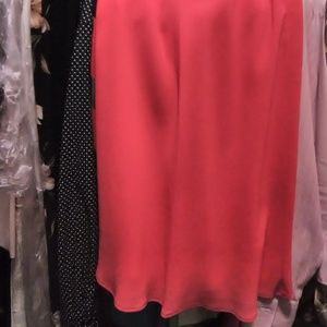 Ann May orange summer skirt, NEW, size 6.